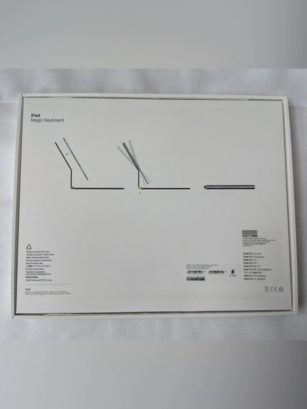 EMPTY BOX ONLY Apple Magic Keyboard 13 Inch For 2nd Generation iPad Pro